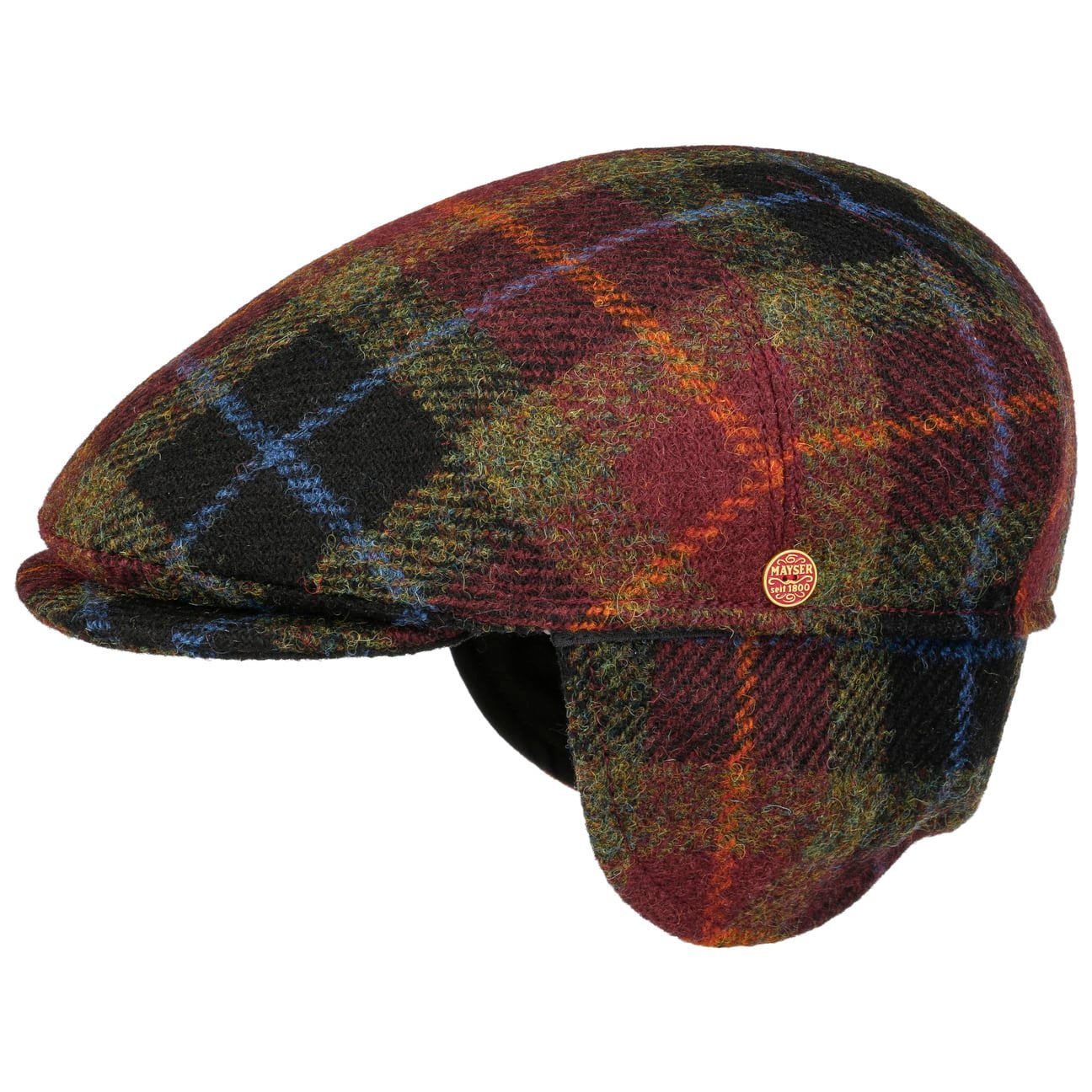 mayser-simon-harris-tweed-flatcap-herren-schurwolle-mit-ohrenklappen image 3