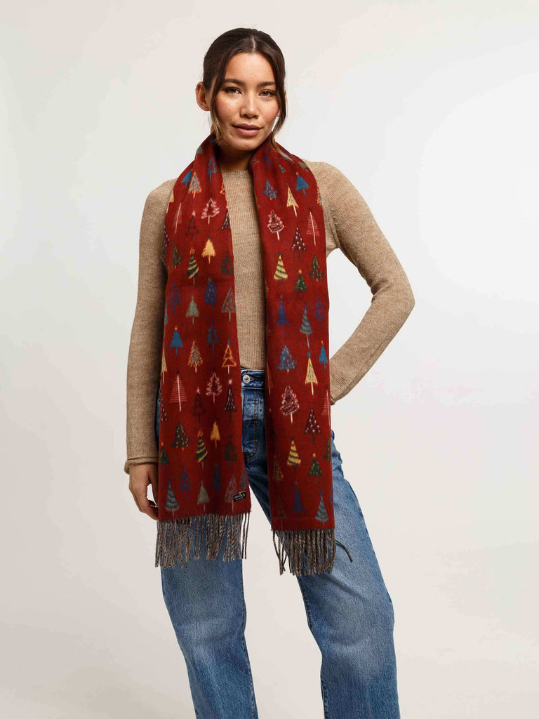 fraas-cashmink-schal-mit-weihnachtsbaum-design-35-x-200-cm-2 image 1