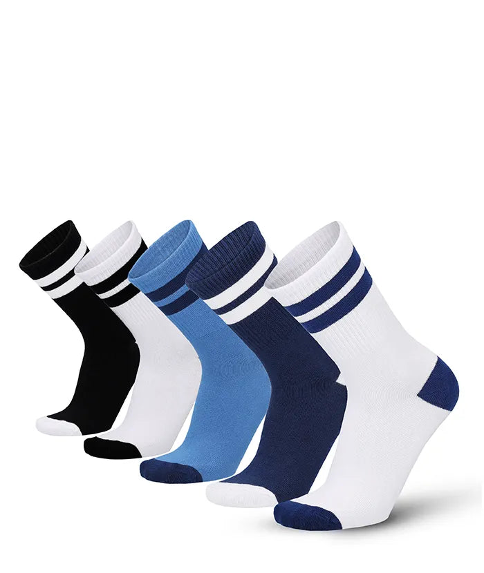 lenz-tennissocken-kinder-mit-streifen-5-paar image 2
