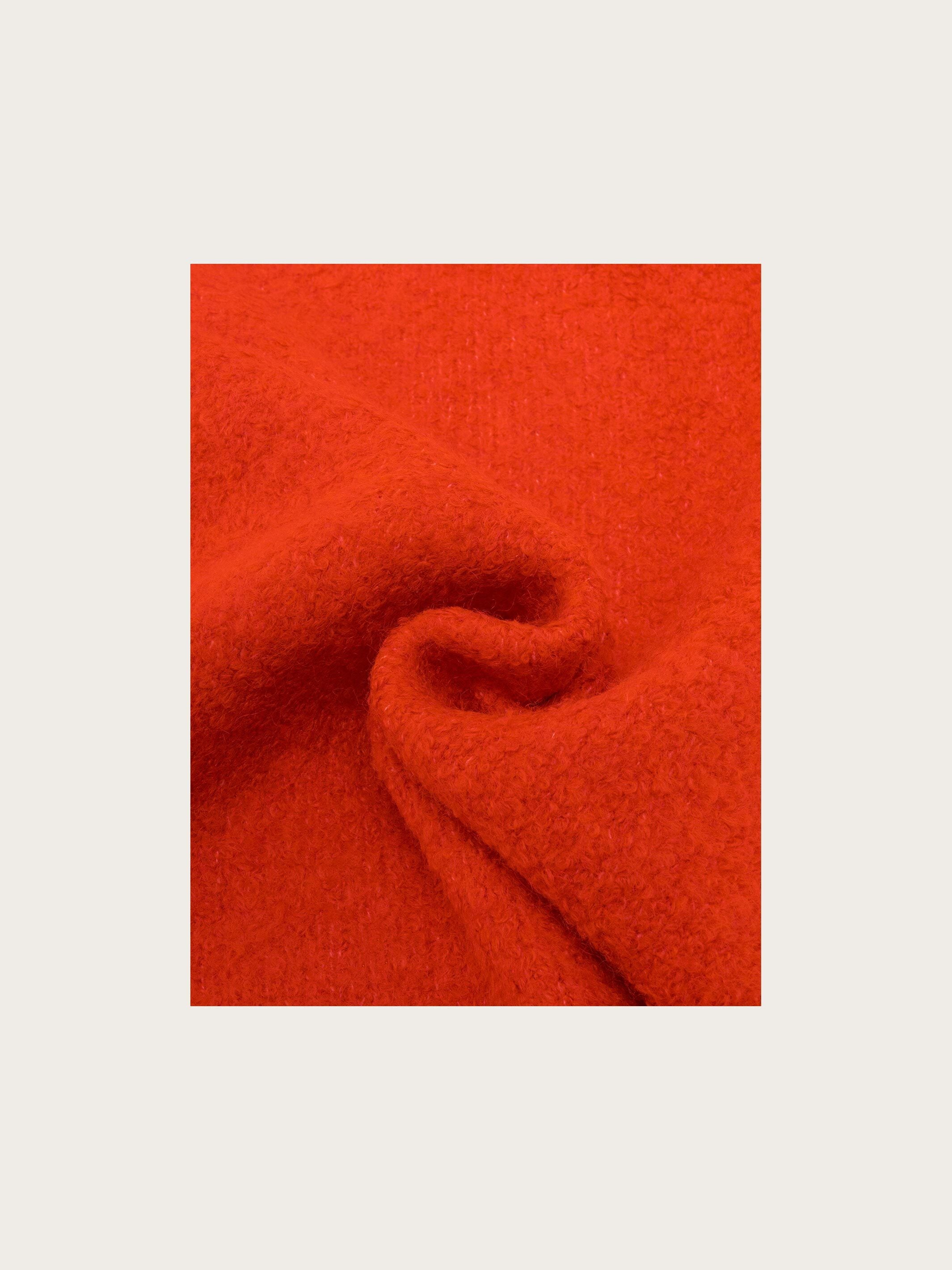 fraas-sustainability-edition-strickschal-einfarbig-kuscheliger-boucl-schal-30-x- image 4