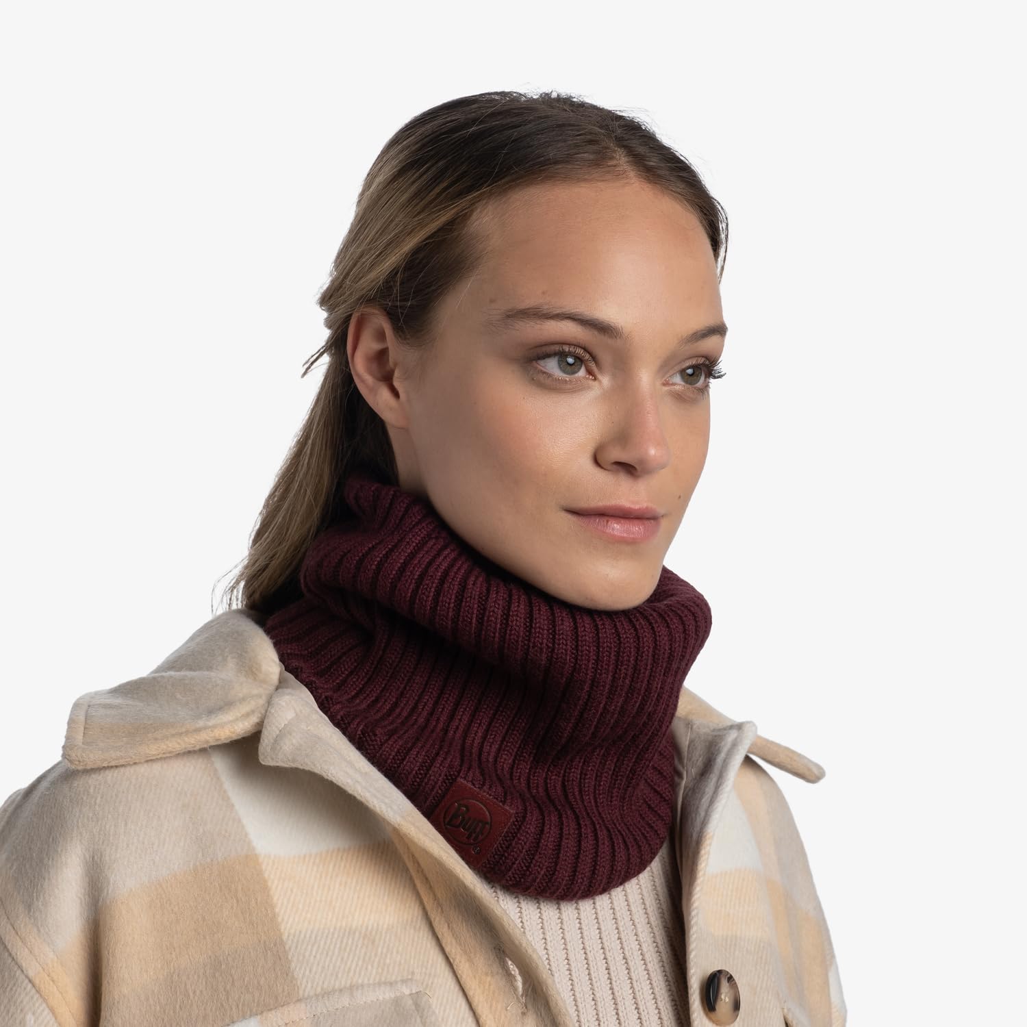 buff-norval-knitted-neckwarmer-schlauchschal-unisex-merino-mix image 5