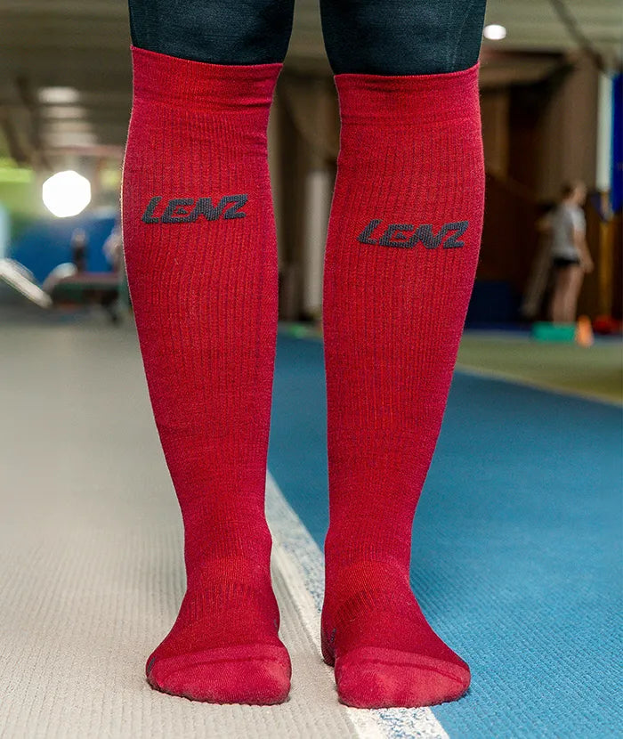 lenz-compression-socks-2-0-merino-kompressionsstr-mpfe-kniehoch image 8