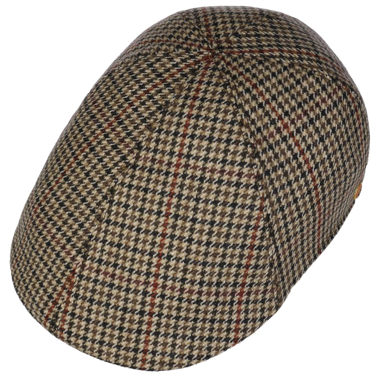 mayser-paddy-casual-houndstooth-flatcap-herren-schieberm-tze image 3