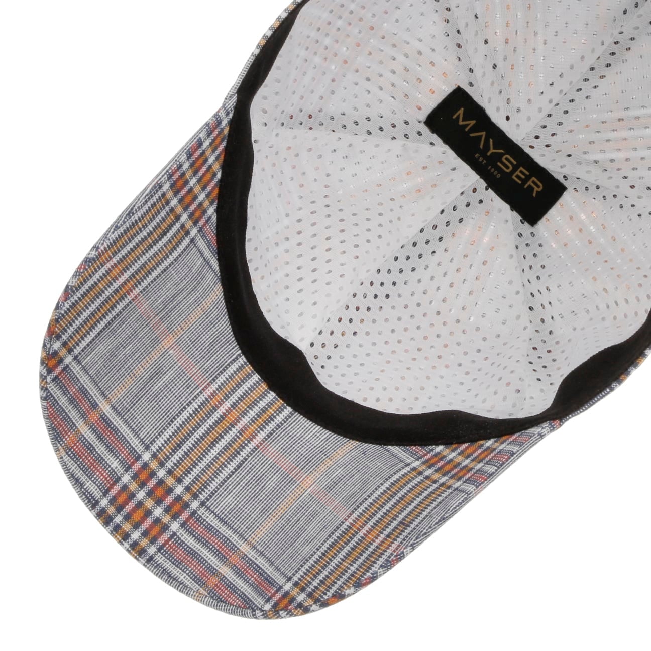 mayser-jim-superior-coolmax-cap-karo-baseballcap-verstellbar image 3