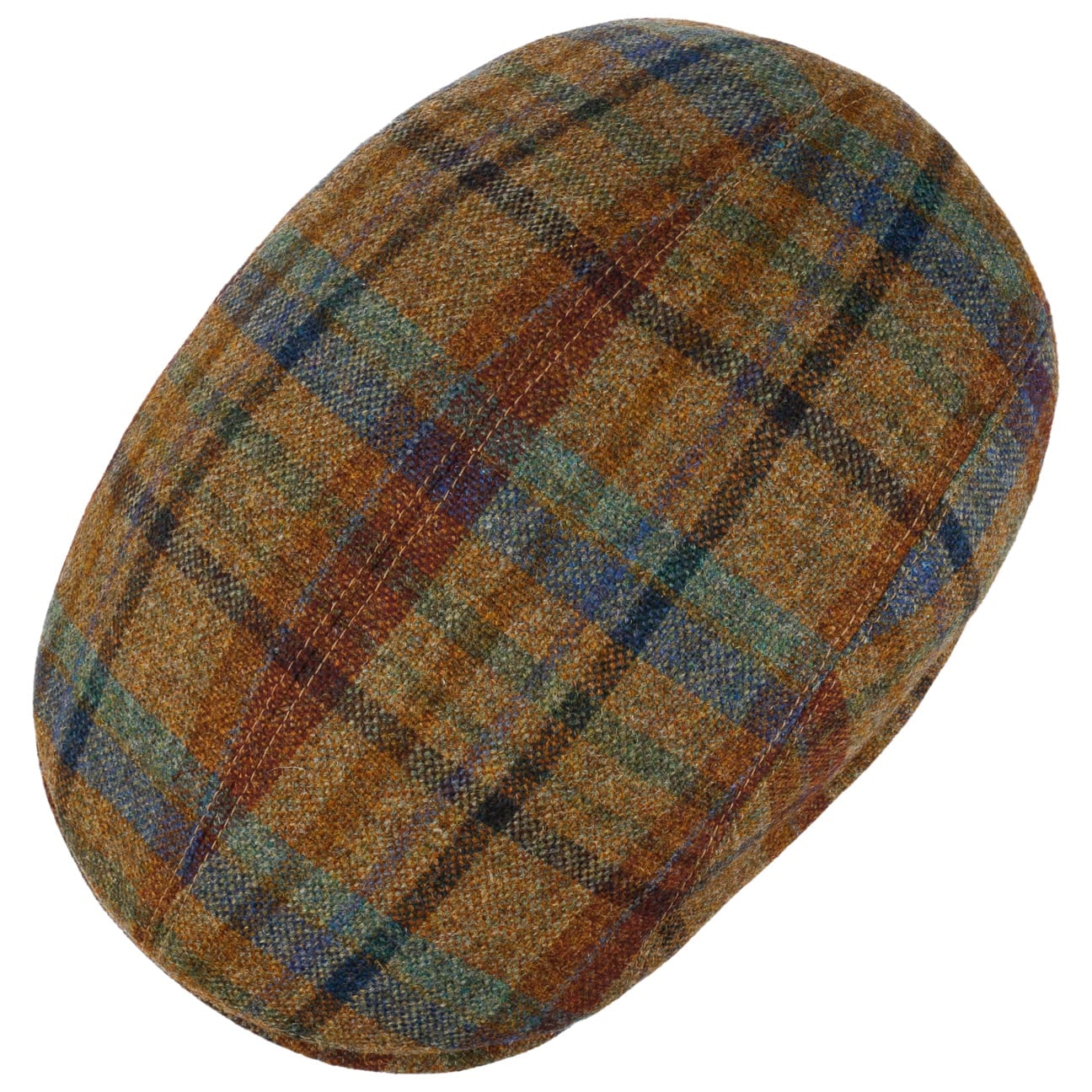 mayser-lennart-check-shetland-flatcap-herren-schieberm-tze-schurwolle-karo image 3