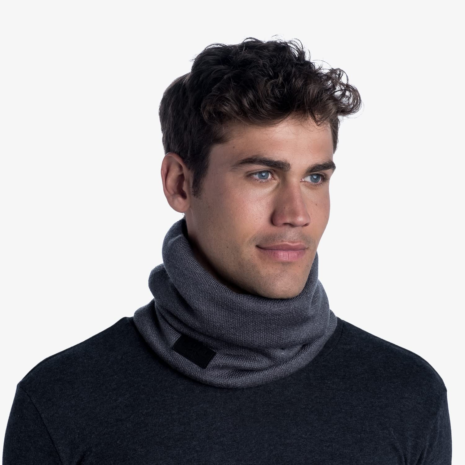 buff-strick-polar-schlauchschal-neo-grey image 2