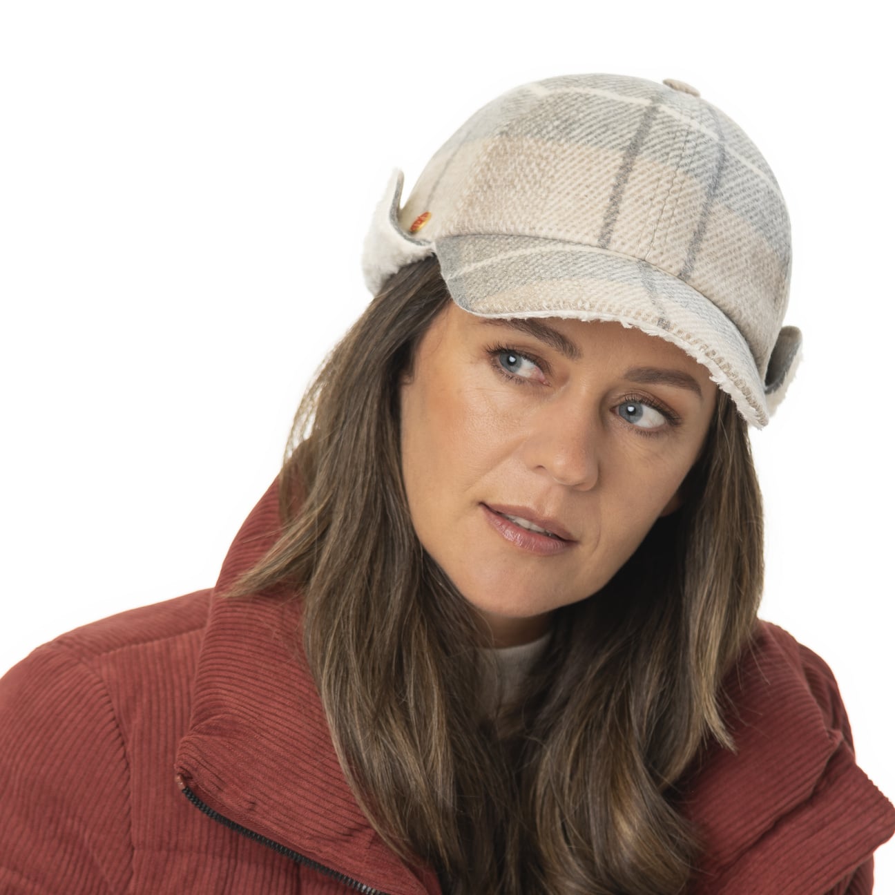 mayser-taja-check-cap-mit-ohrenklappen-karo image 1