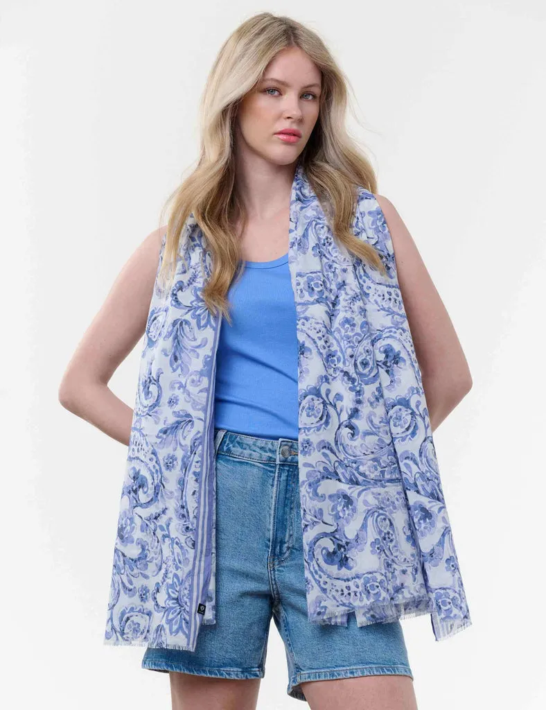 fraas-xl-schal-paisley-140-x-180-cm-aus-baumwolle image 1