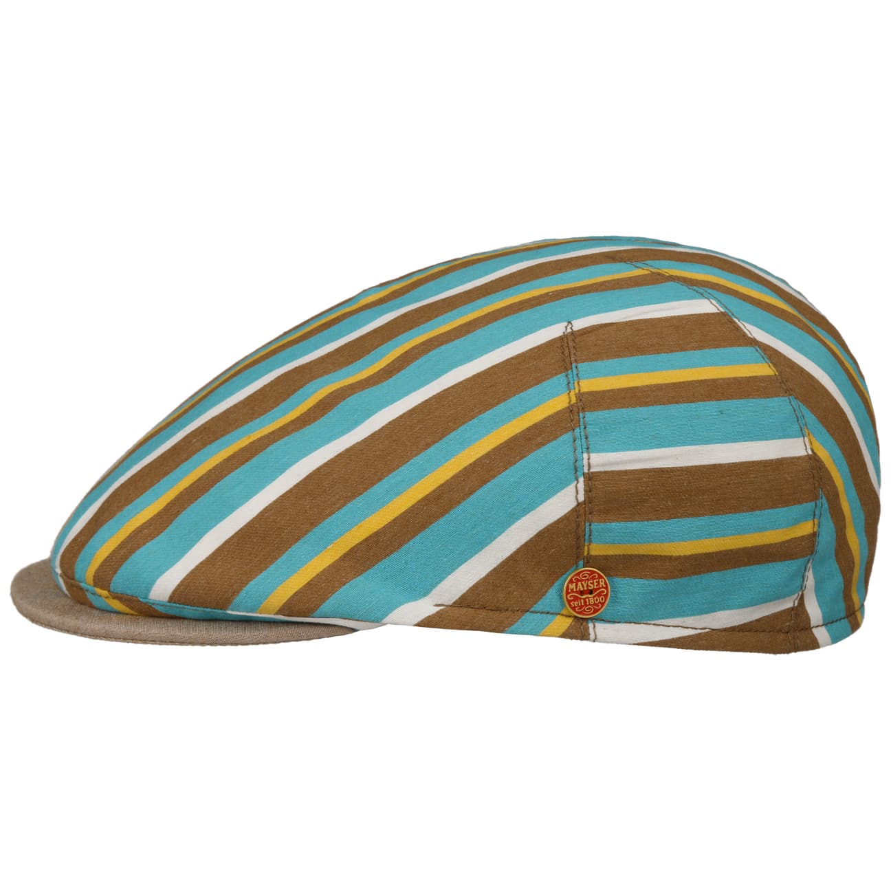 mayser-sidney-stripes-flatcap-schirmm-tze-herren image 6