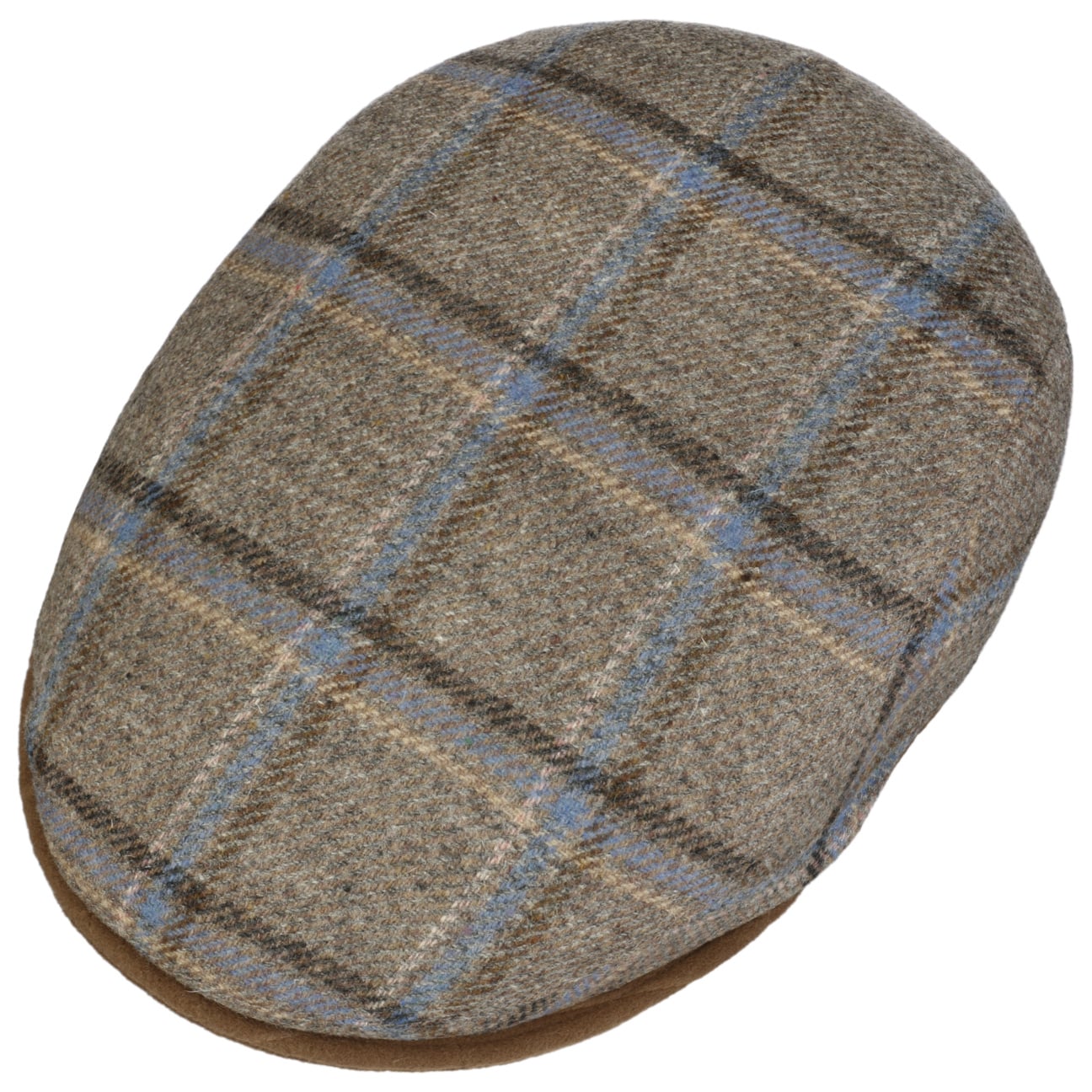 mayser-frankie-soft-casual-flatcap-herren-flatcap-karo-aus-merinowolle image 3