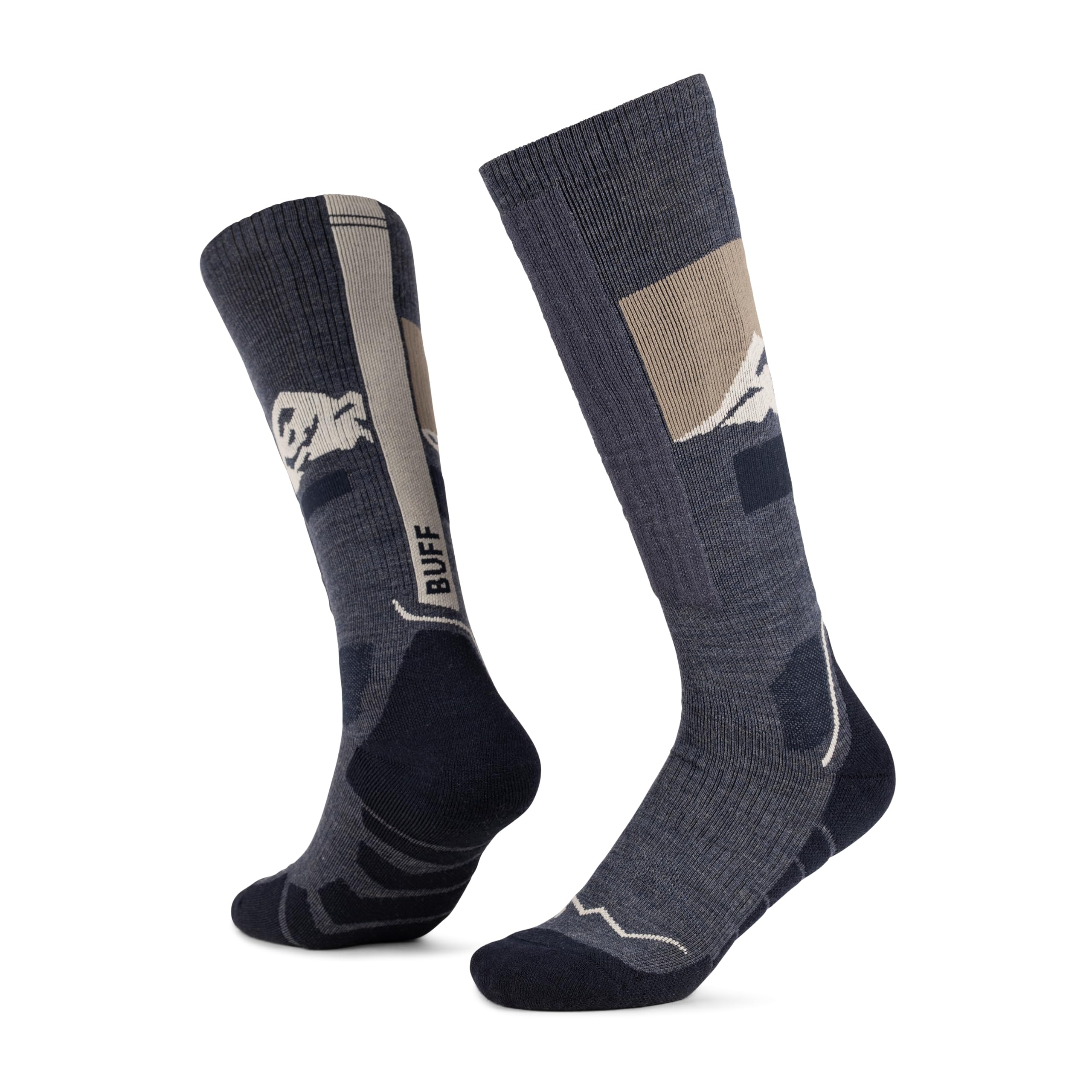 buff-merino-midweight-crew-socks-unisex-blau-39-41-eu image 1