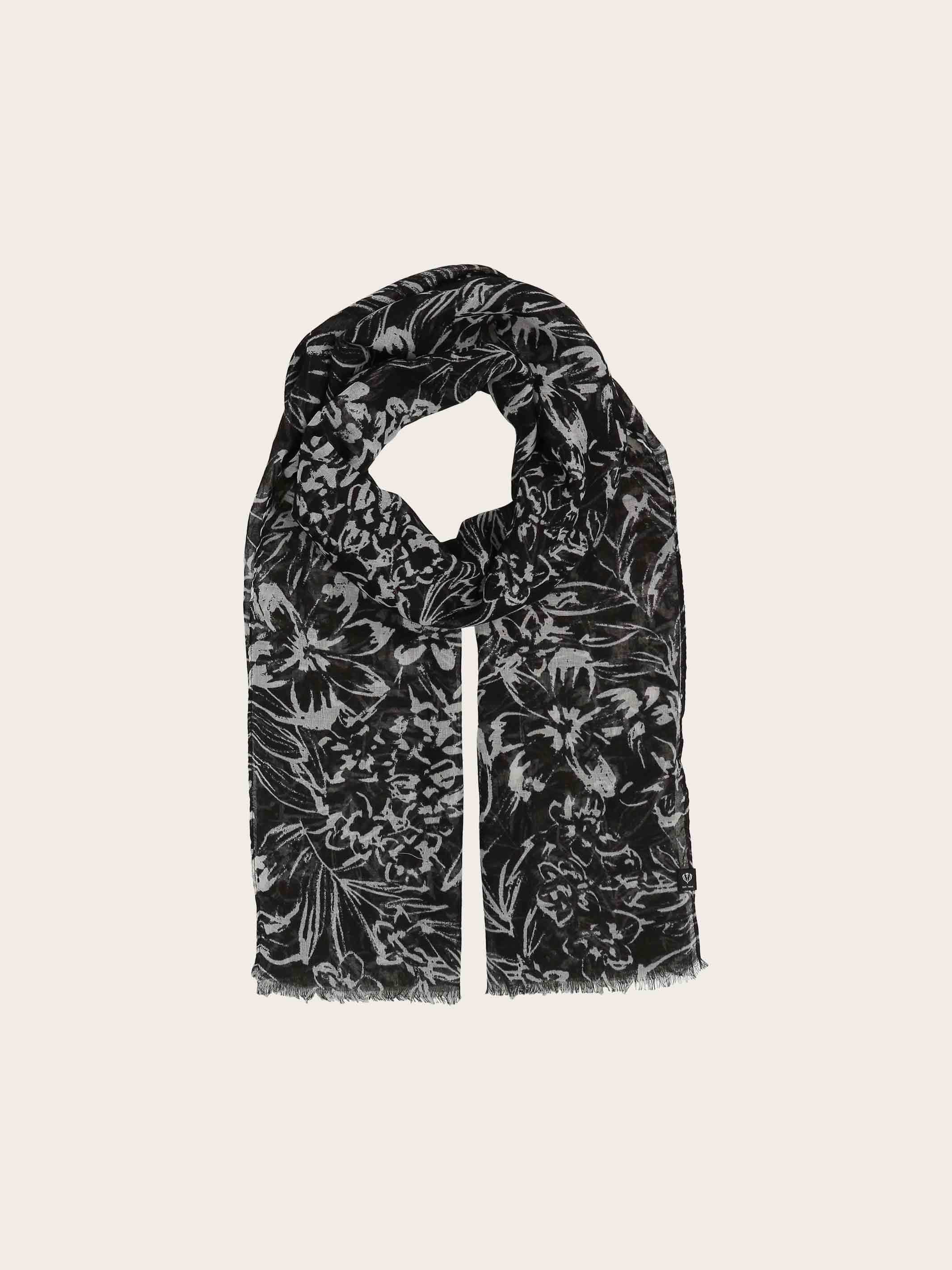 fraas-sustainability-collection-schal-mit-tropischem-blumen-design-50-x-180-cm image 2