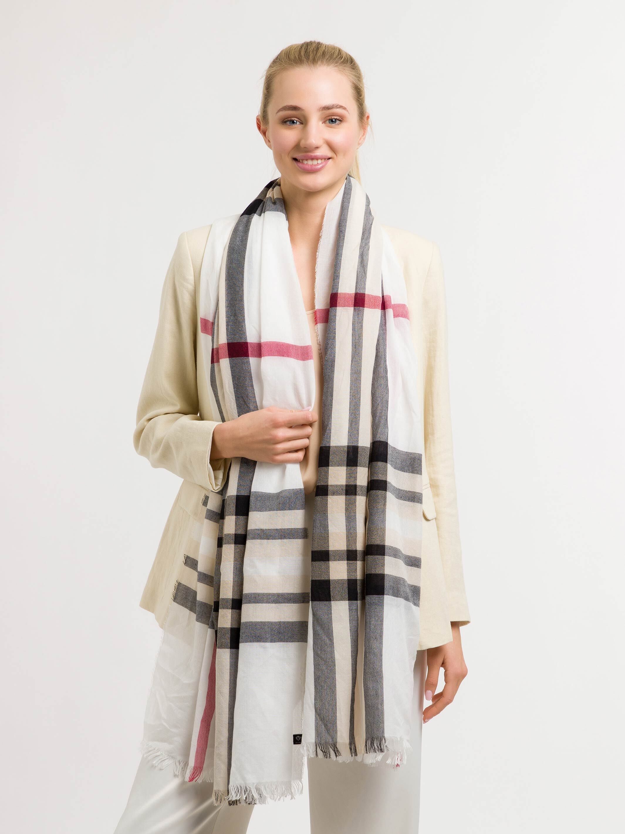 fraas-sustainability-edition-stola-fraas-plaid-karo-93-x-200-cm image 1