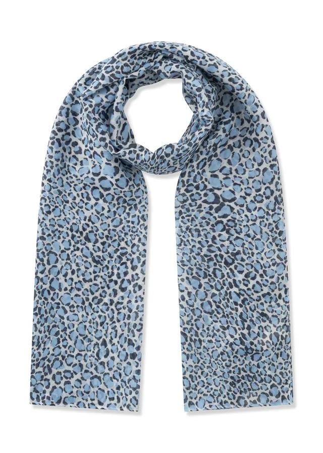 codello-schal-aus-recyceltem-polyester-mit-leo-print image 1