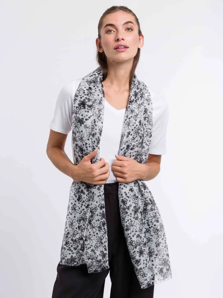 fraas-sustainability-collection-schal-floral-50-x-180-cm image 1