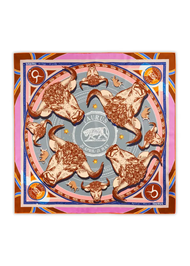 codello-zodiak-stier-seidentuch-aus-reiner-seide image 1