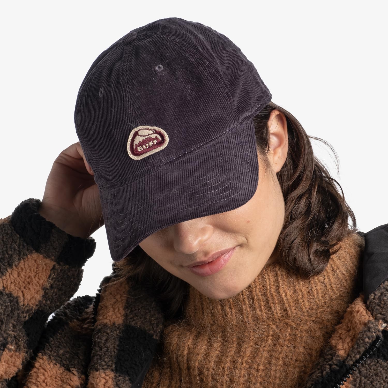 buff-knitted-polar-m-tze-solid-grey image 5