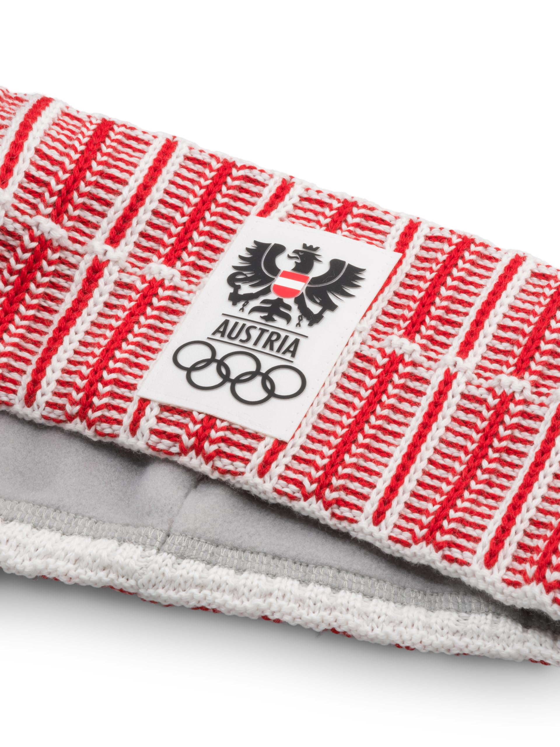 eisb-r-milano-stirnband-rot-merino-headband-unisex-mit-fleece image 2