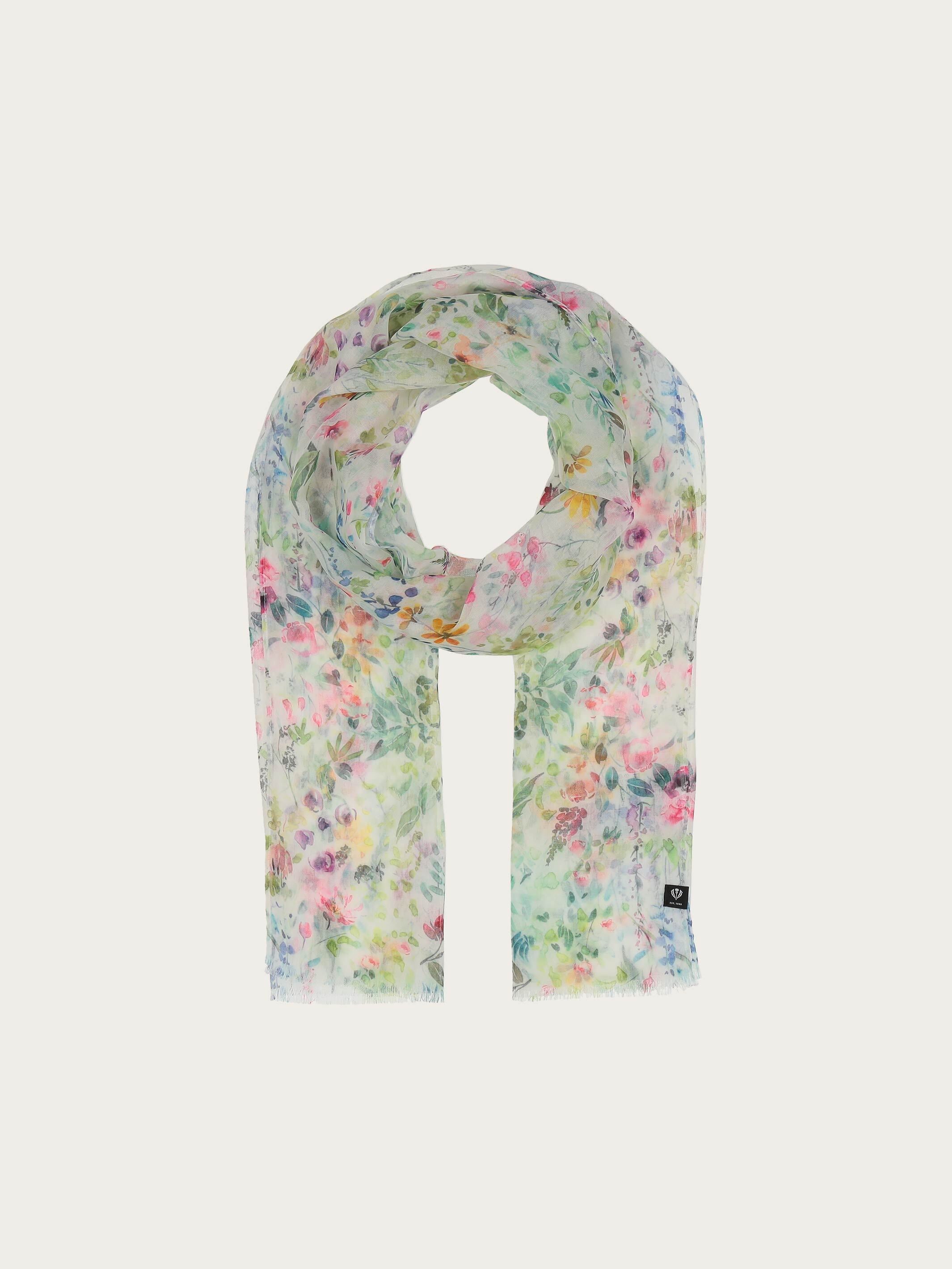 fraas-sustainability-edition-schal-blumen-design-50-x-180-cm-blau image 6