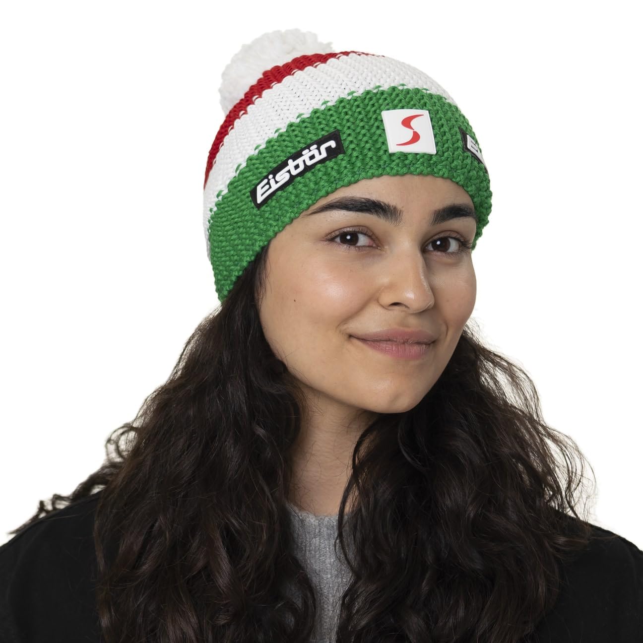 eisb-r-star-pompon-sp-unisex-m-tze-mit-innenfleece-und-austria-skiteam-logo image 2