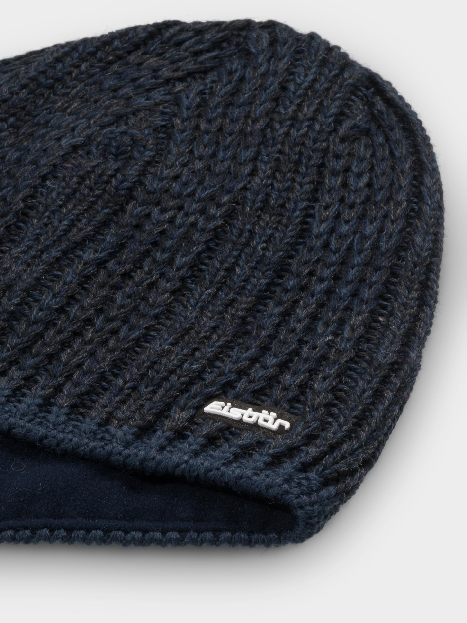 eisb-r-rene-winterm-tze-herren-blau-merino-beanie-regular-fit-mit-fleece image 2