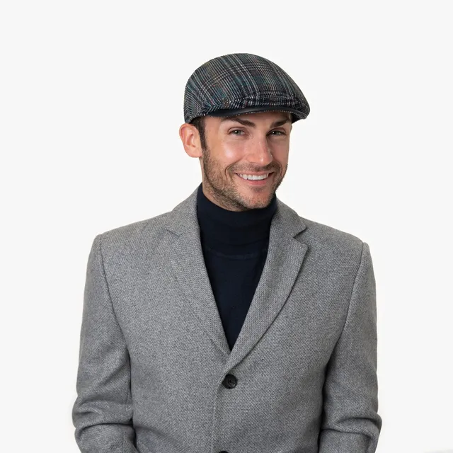 mayser-marzio-chenille-flatcap-zechbauer-herren-baumwolle-leder image 1