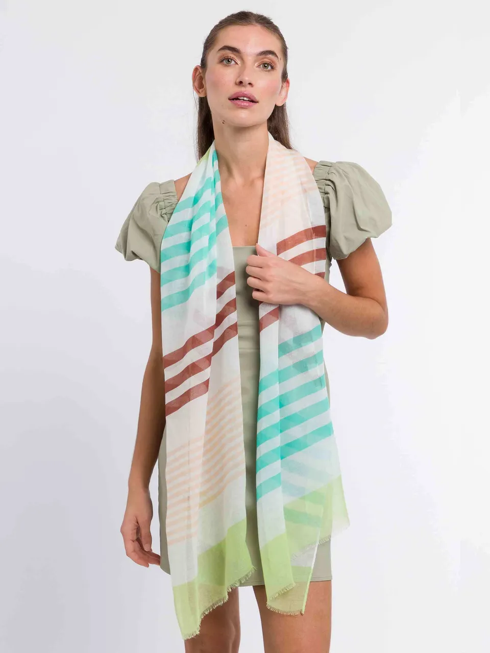 fraas-sustainability-collection-schal-streifen-design-50-x-180-cm-aus-recyceltem image 1