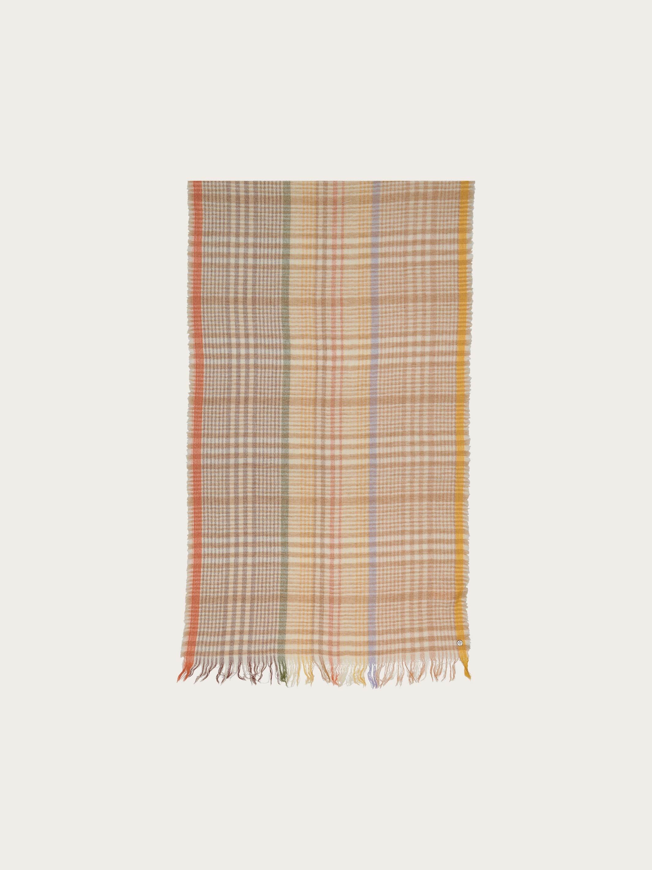 fraas-karierter-schal-mit-highlight-streifen-in-wollmischung-60-x-180-cm image 3