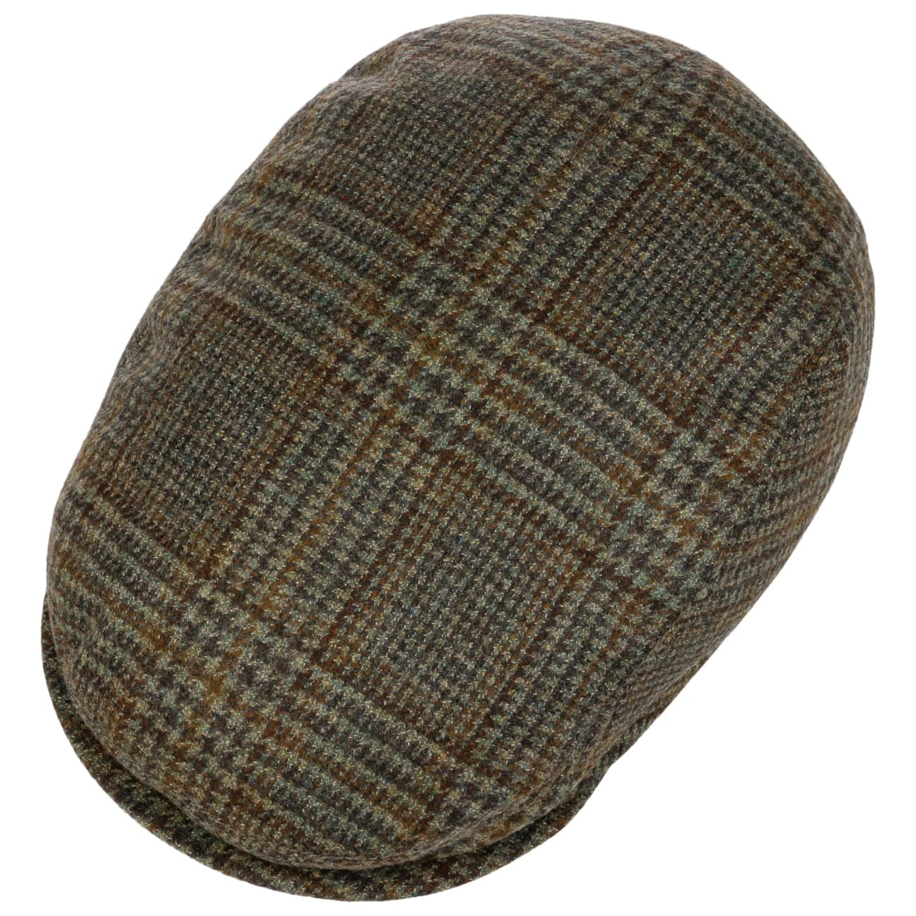 mayser-timon-virgin-wool-flatcap-herren-karo-mit-futter image 2
