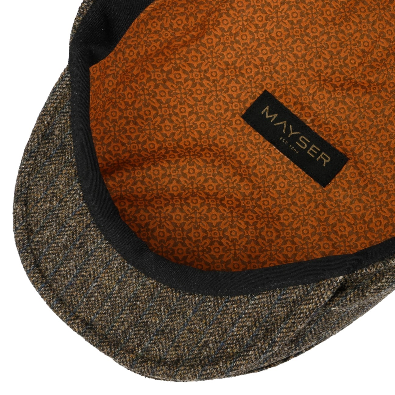 mayser-frankie-soft-merino-flatcap-fischgrat image 3