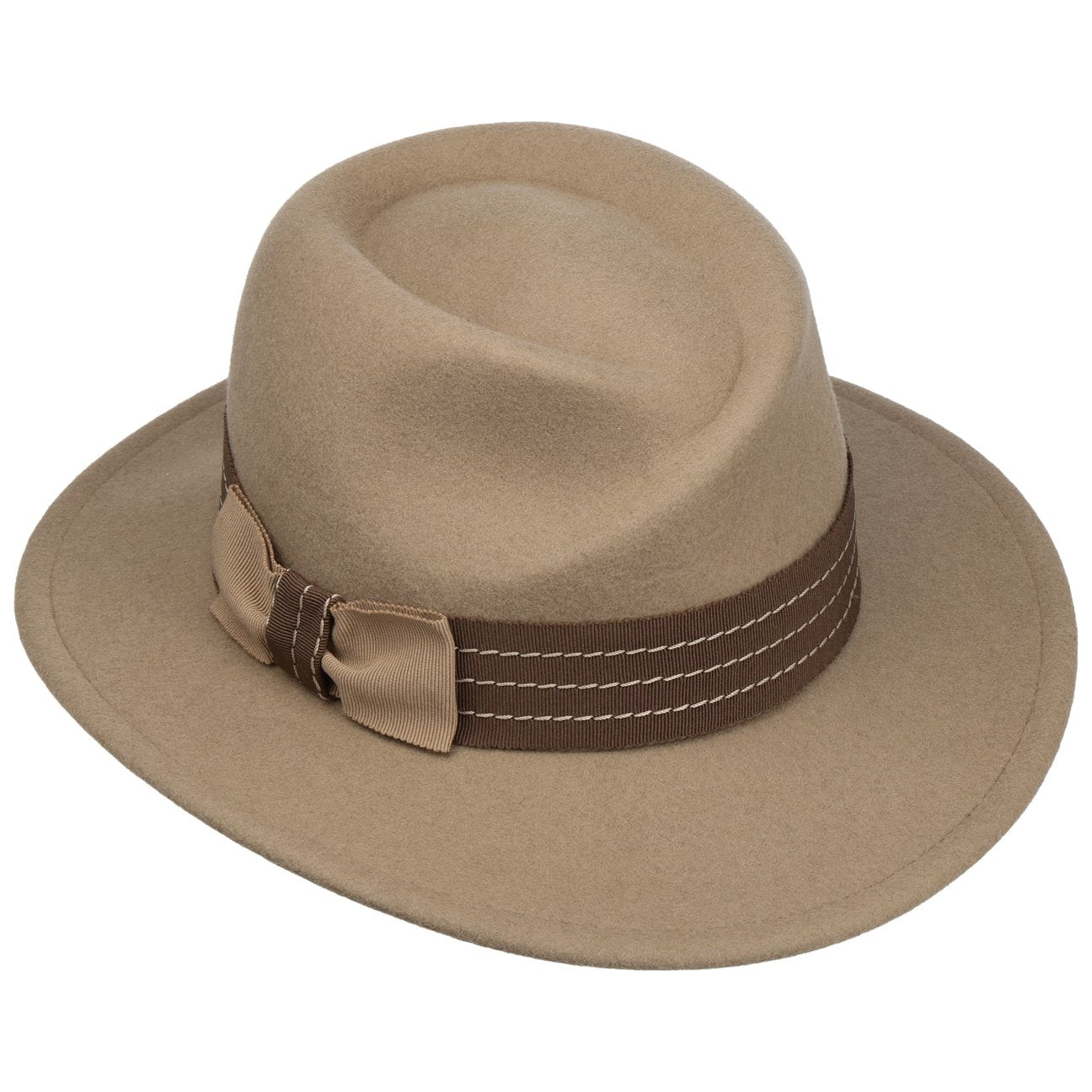 mayser-eva-stripes-damenhut-traveller-filzhut-aus-wolle-mit-ripsband image 2
