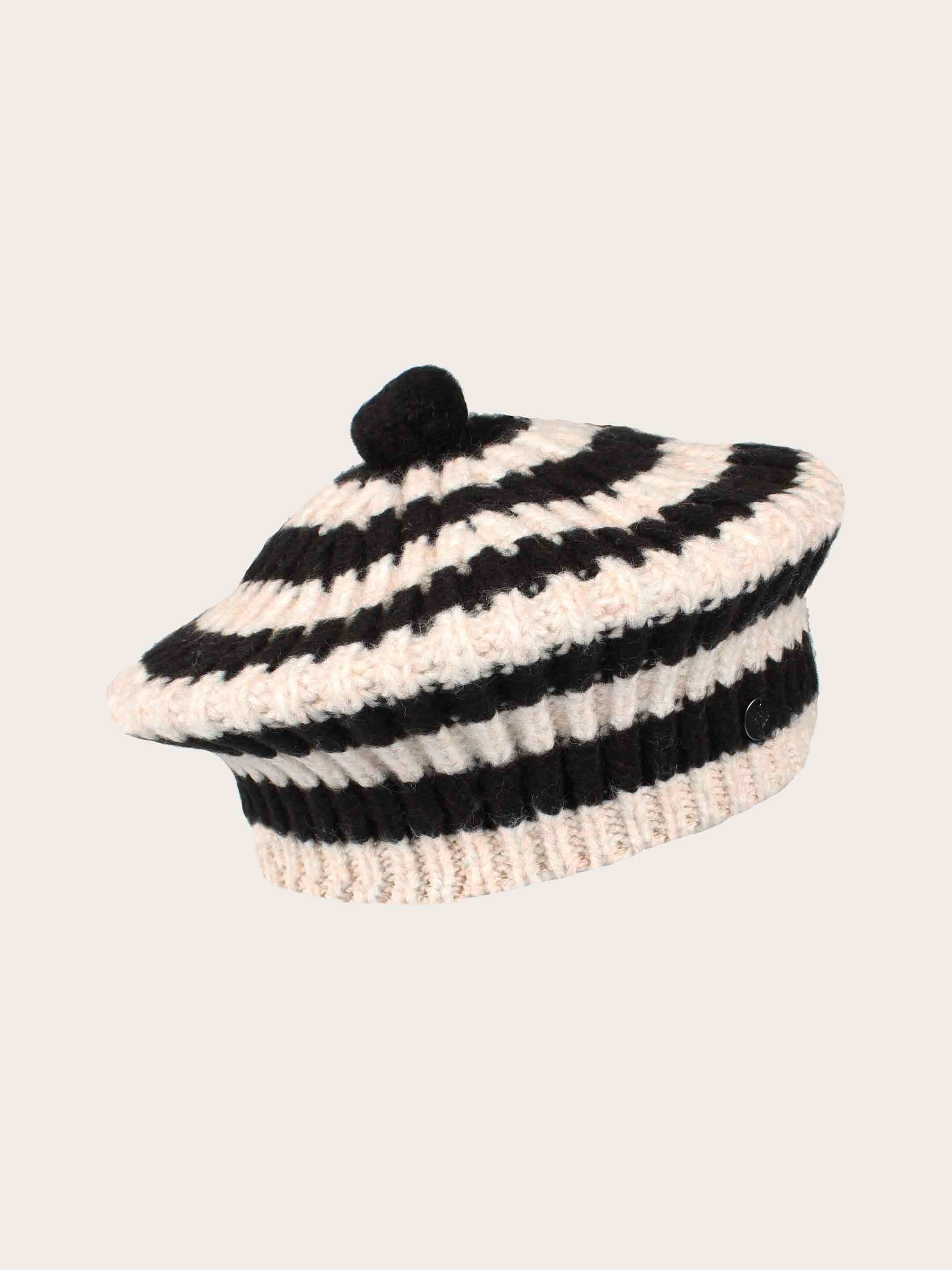 fraas-b-ret-gestreift-mit-bommel-und-wollanteil image 7