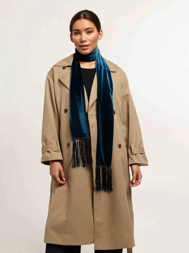 fraas-skinny-schal-im-samt-look-einfarbig-11-x-210-cm image 1