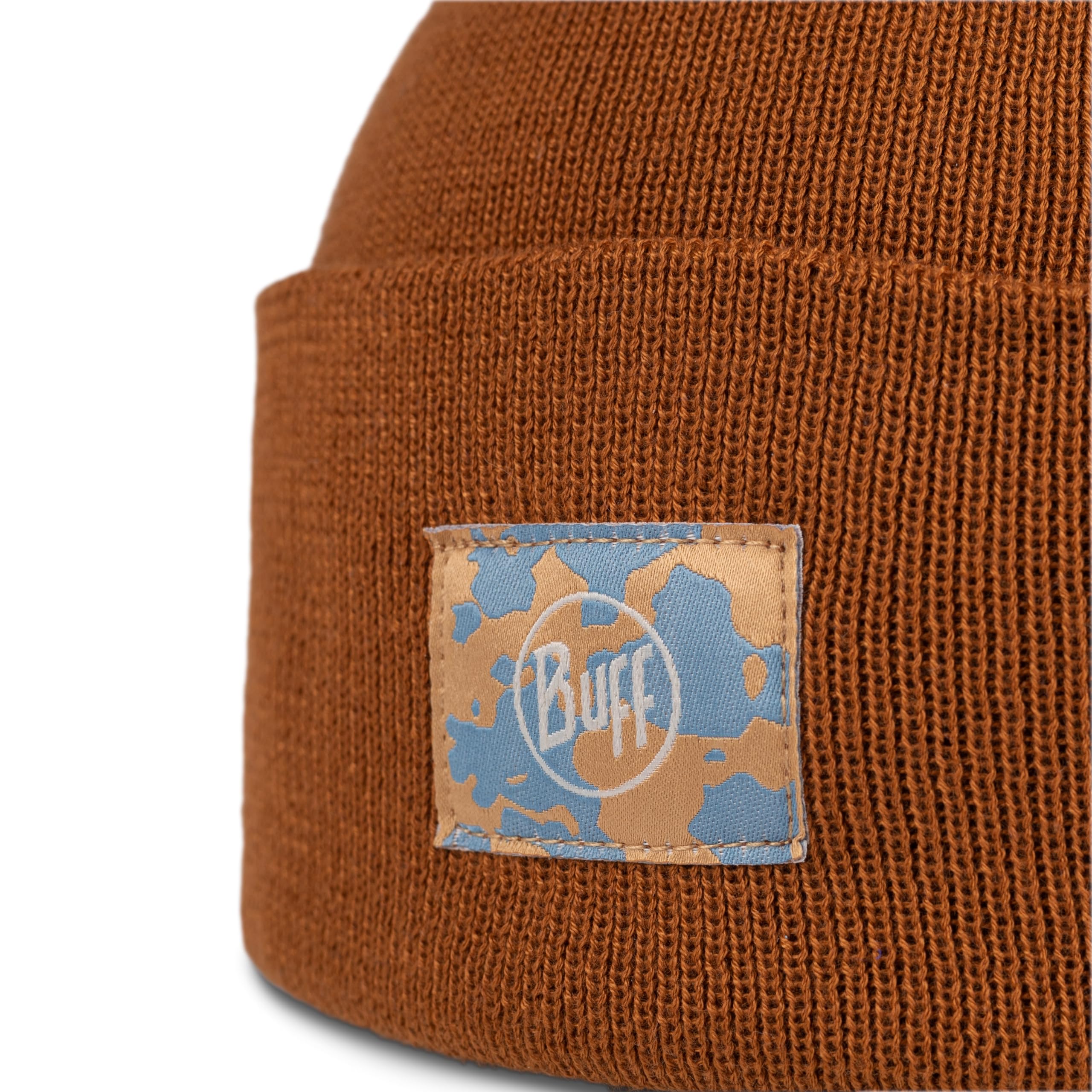 buff-knitted-hat-youth-bommelm-tze-zweilagig-recycelt image 2