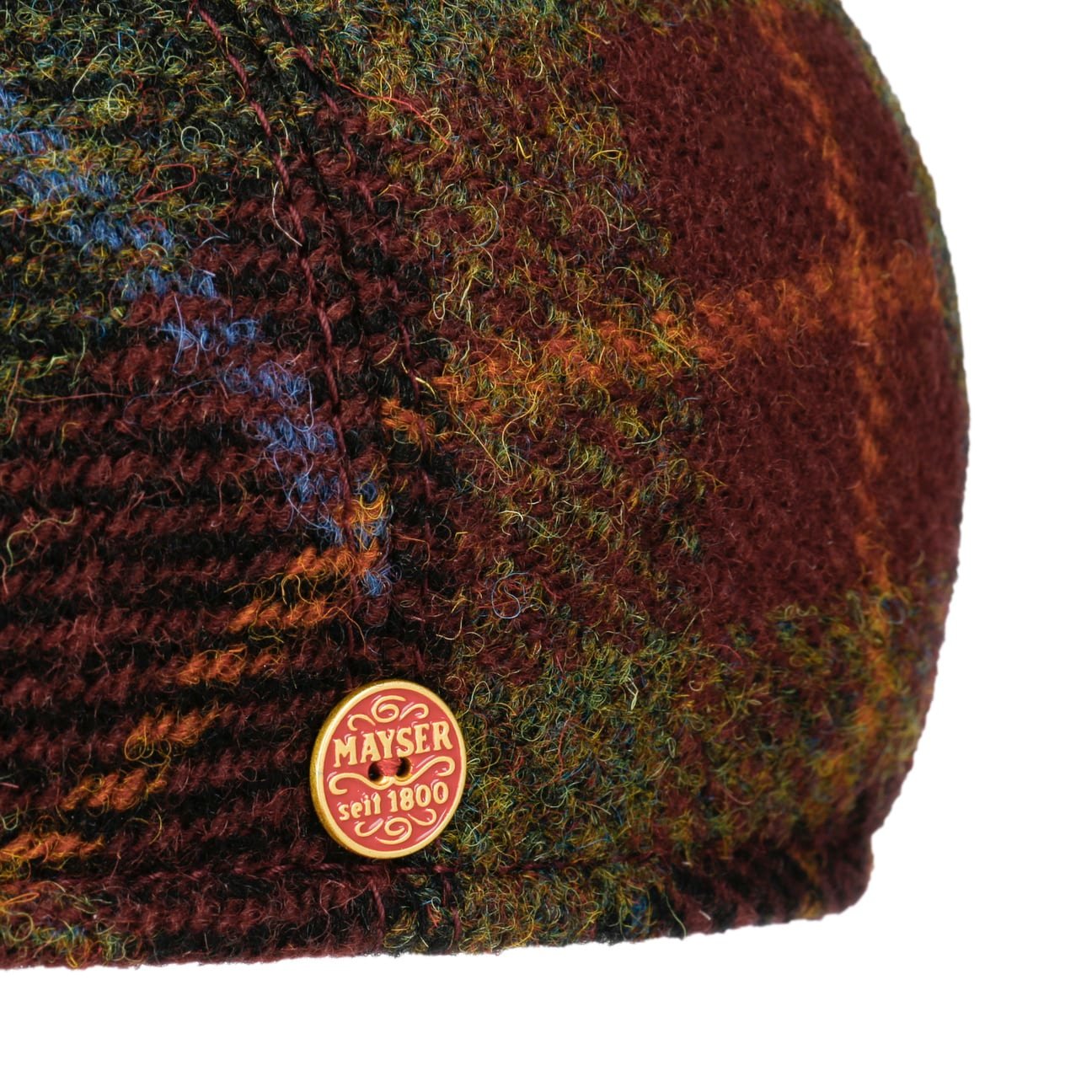 mayser-sidney-harris-tweed-flatcap-aus-schurwolle-herren-schieberm-tze-mit-schir image 5