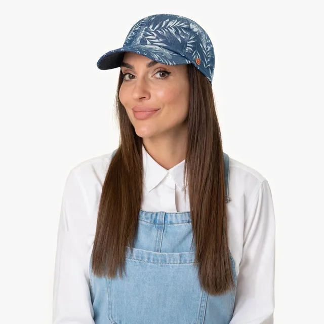 mayser-flower-cap-baseballkappe-jeansblau image 1