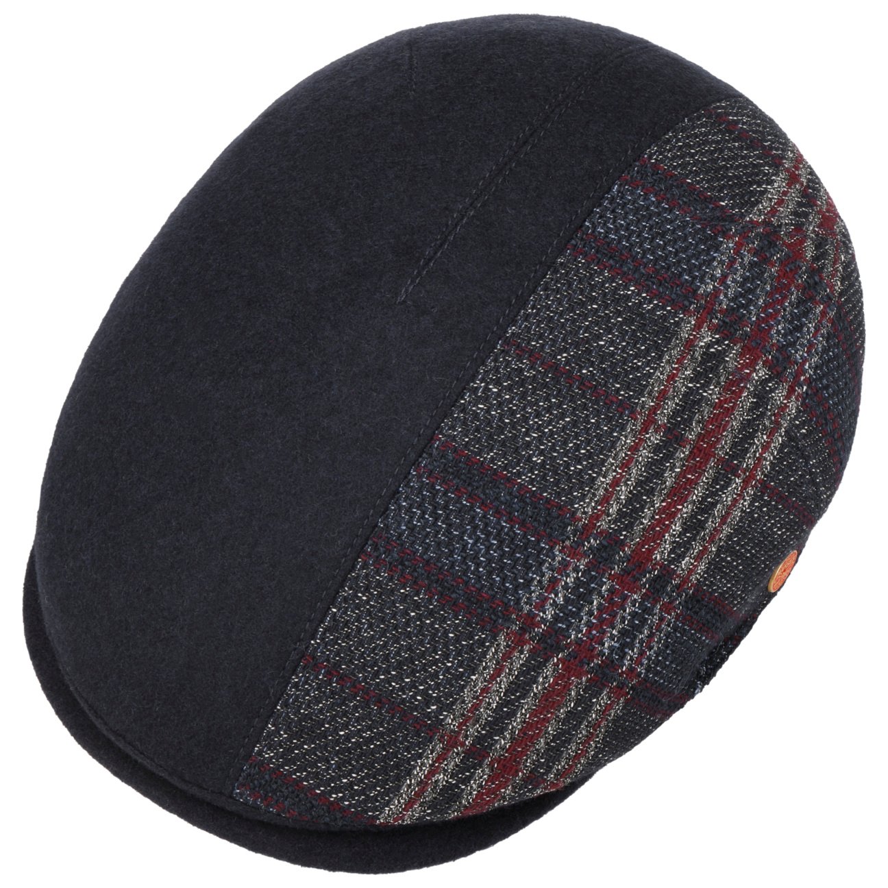 mayser-jasper-fancy-flatcap-herren-karo-mit-kontrastschirm image 3