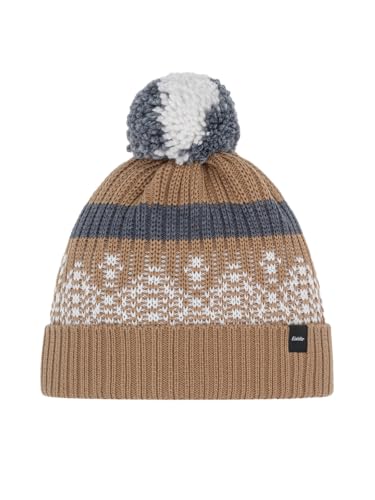 eisb-r-norrak-pompon-m-tze-cappuccino-merino-norwegerm-tze-unisex-mit-fleece-und image 7