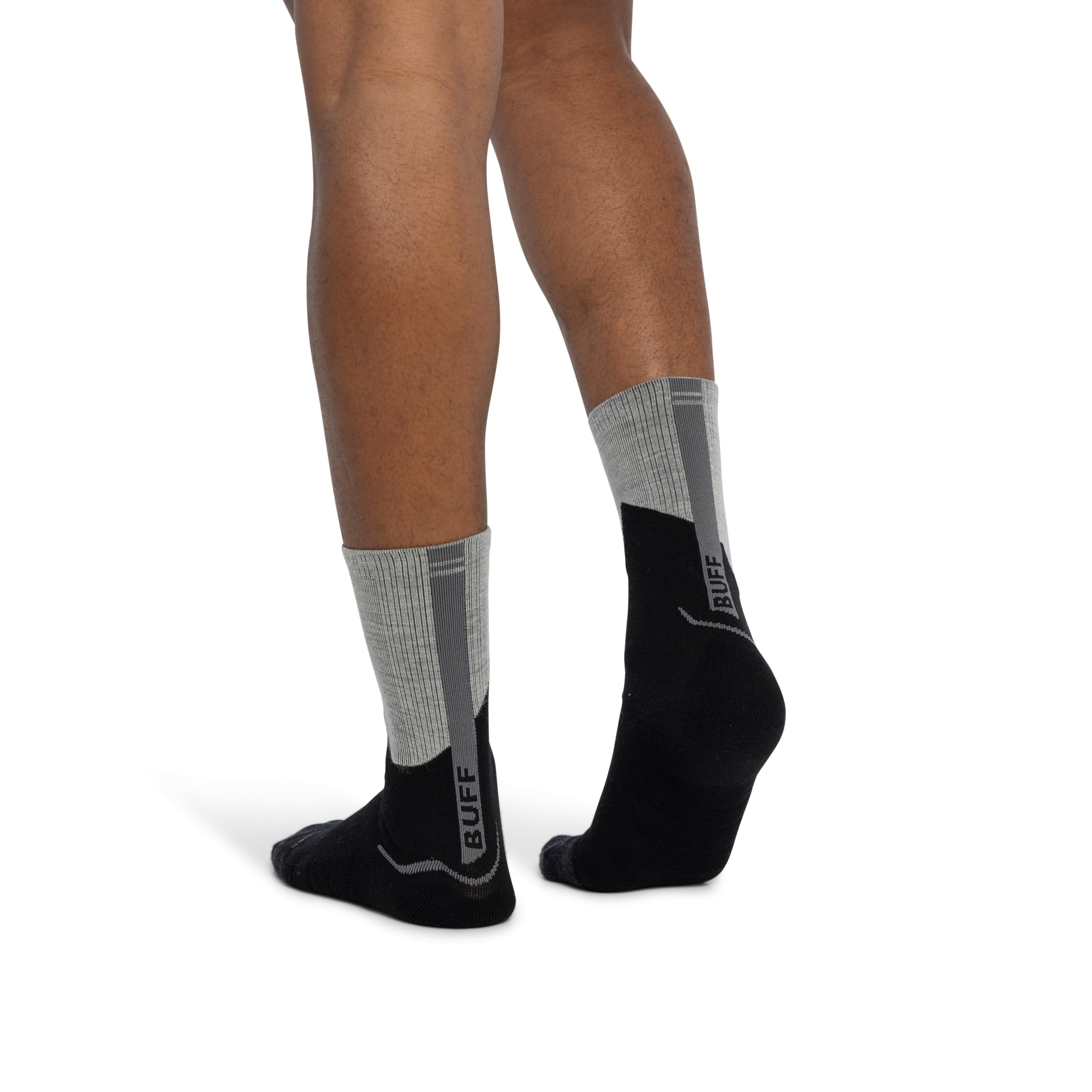 buff-merino-midweight-crew-socken-unisex-wandersocken image 2