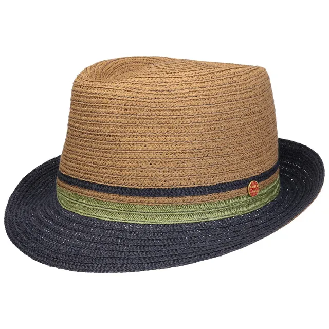 mayser-tricolour-trilby-strohhut-herren-sommerhut-aus-papierstroh image 1