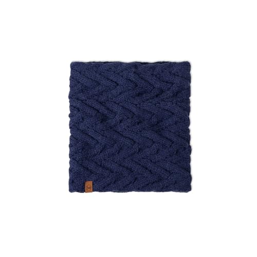buff-knitted-polar-schlauchschal-midnight-blue image 6