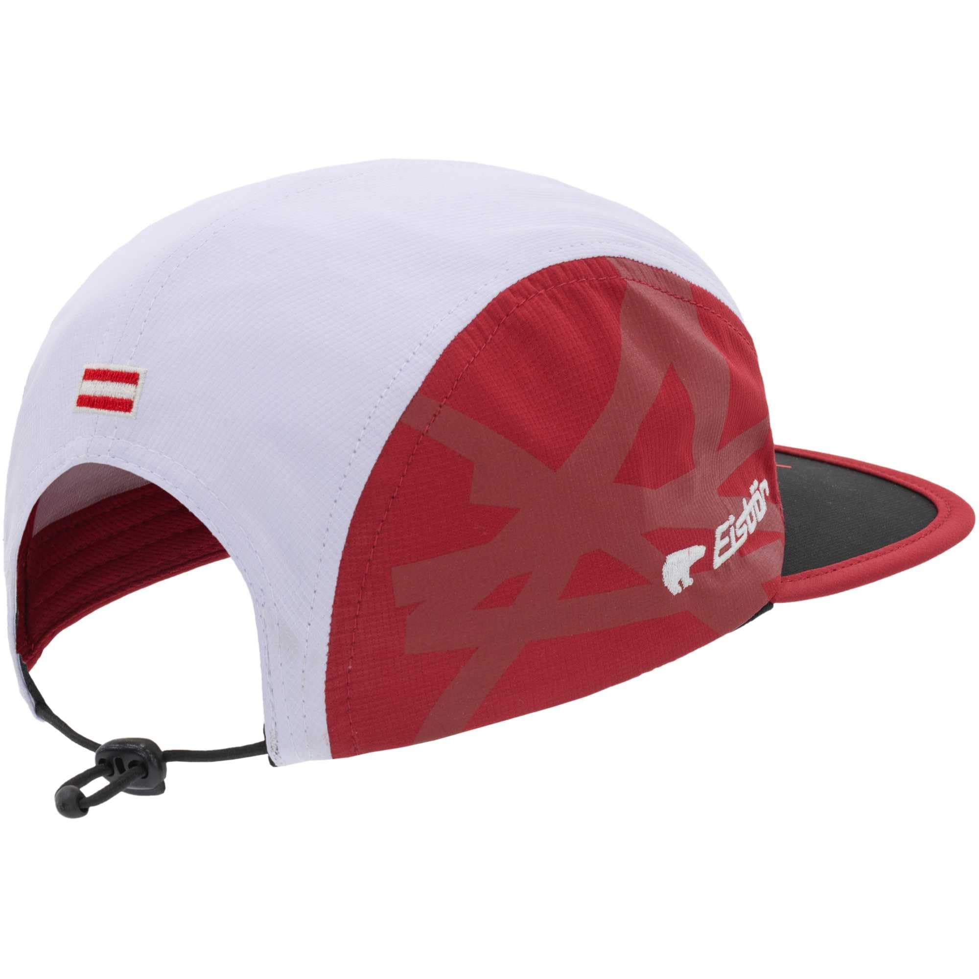 eisb-r-jan-cap-ska-5-panel-cap-wei-schwarz-rot image 2