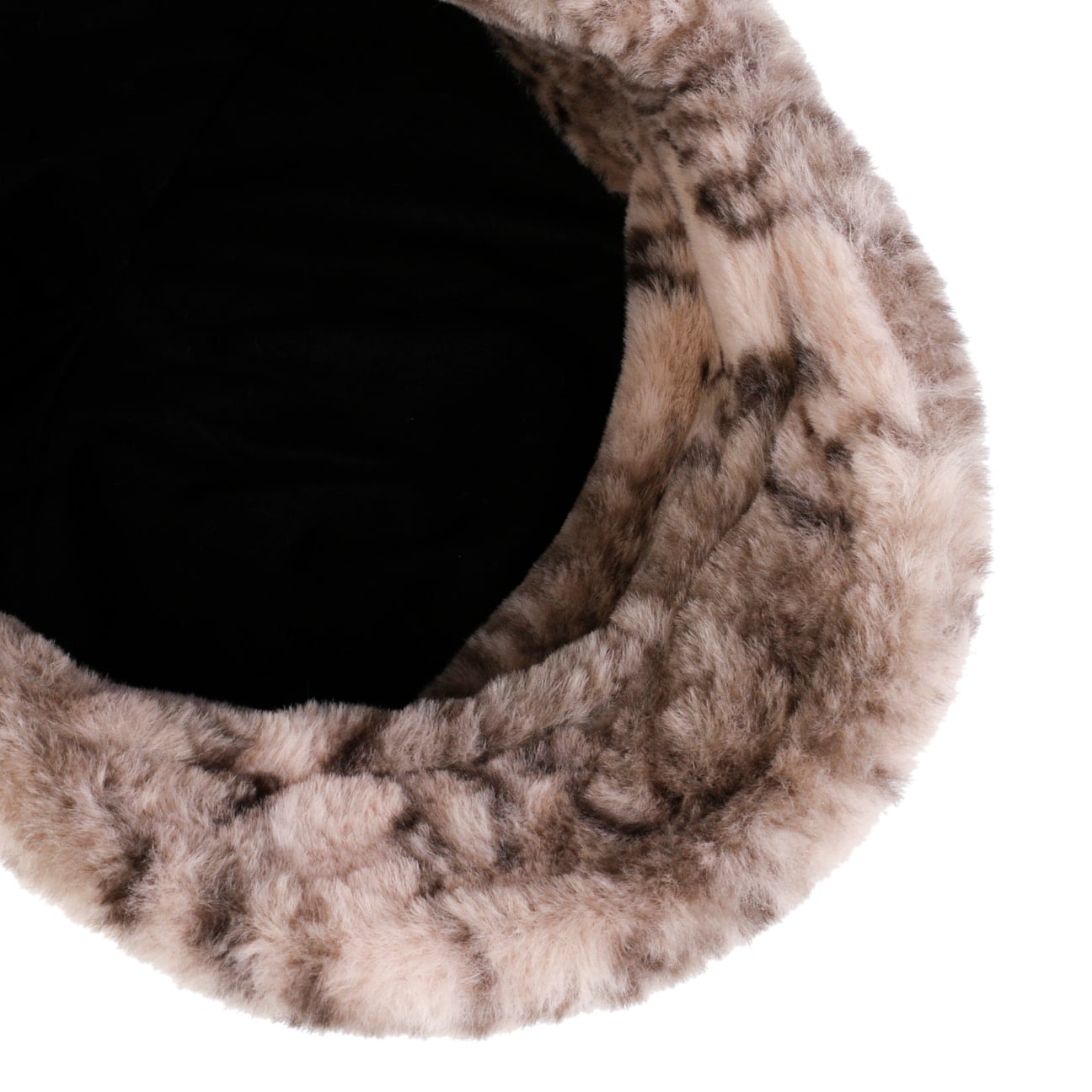 mayser-fijara-fake-fur-ballonm-tze-damen-tiermuster-rosa-baumwollfutter image 4