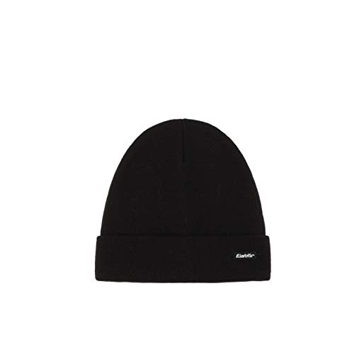 eisb-r-skater-beanie-warme-2-lagige-strickm-tze-mit-umschlag-in-schwarz image 2