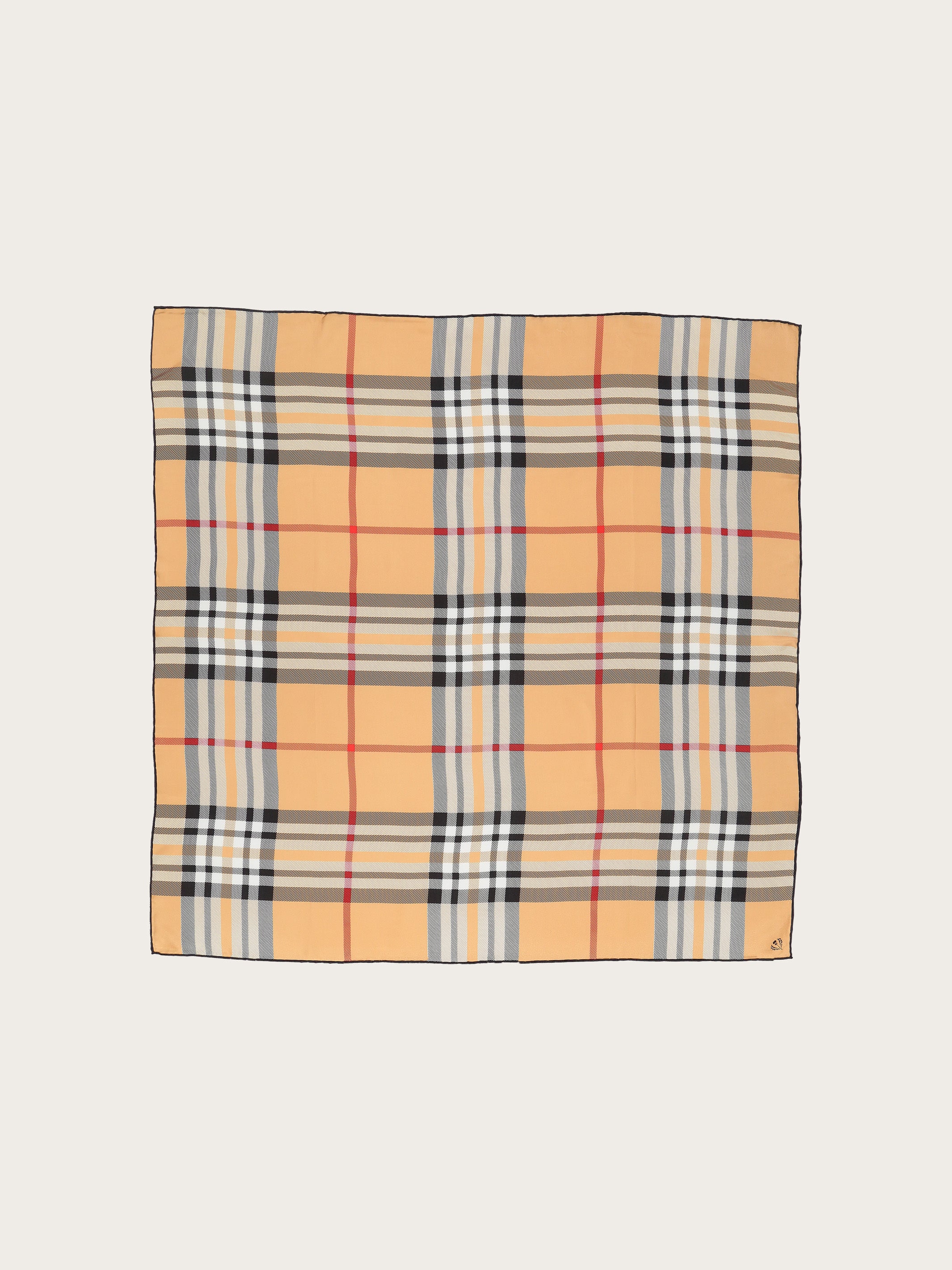 fraas-seidentuch-fraas-plaid-karo-88-x-88-cm-aus-100-seide image 1