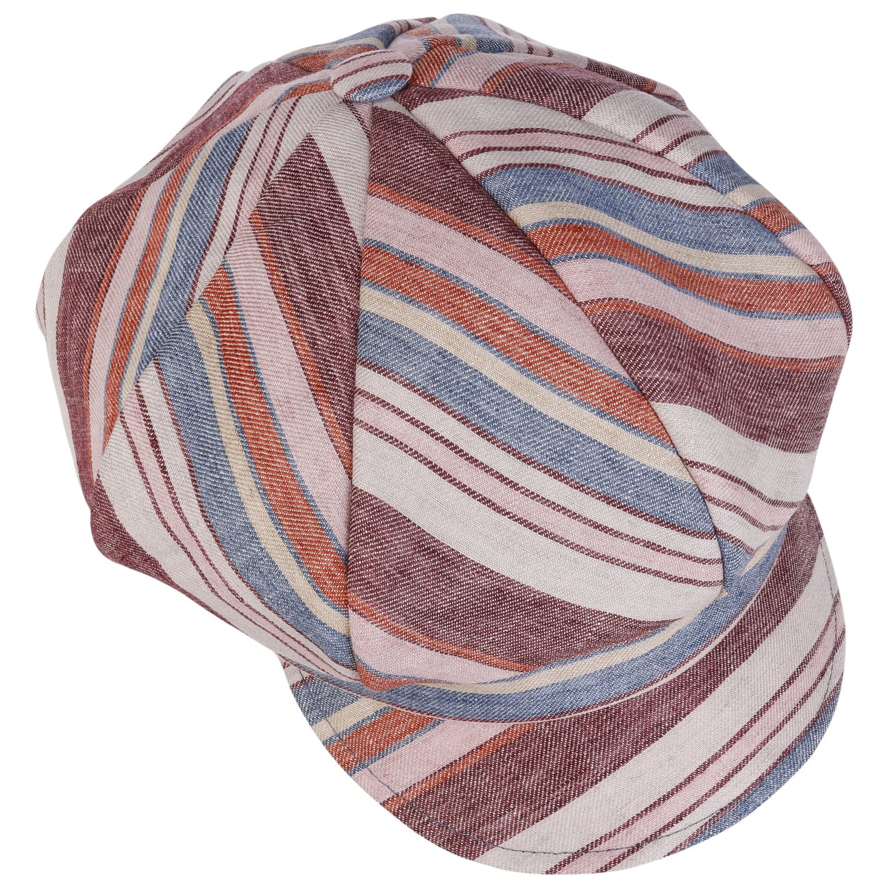 mayser-anja-multicolour-stripes-ballonm-tze-damen-aus-leinen image 2