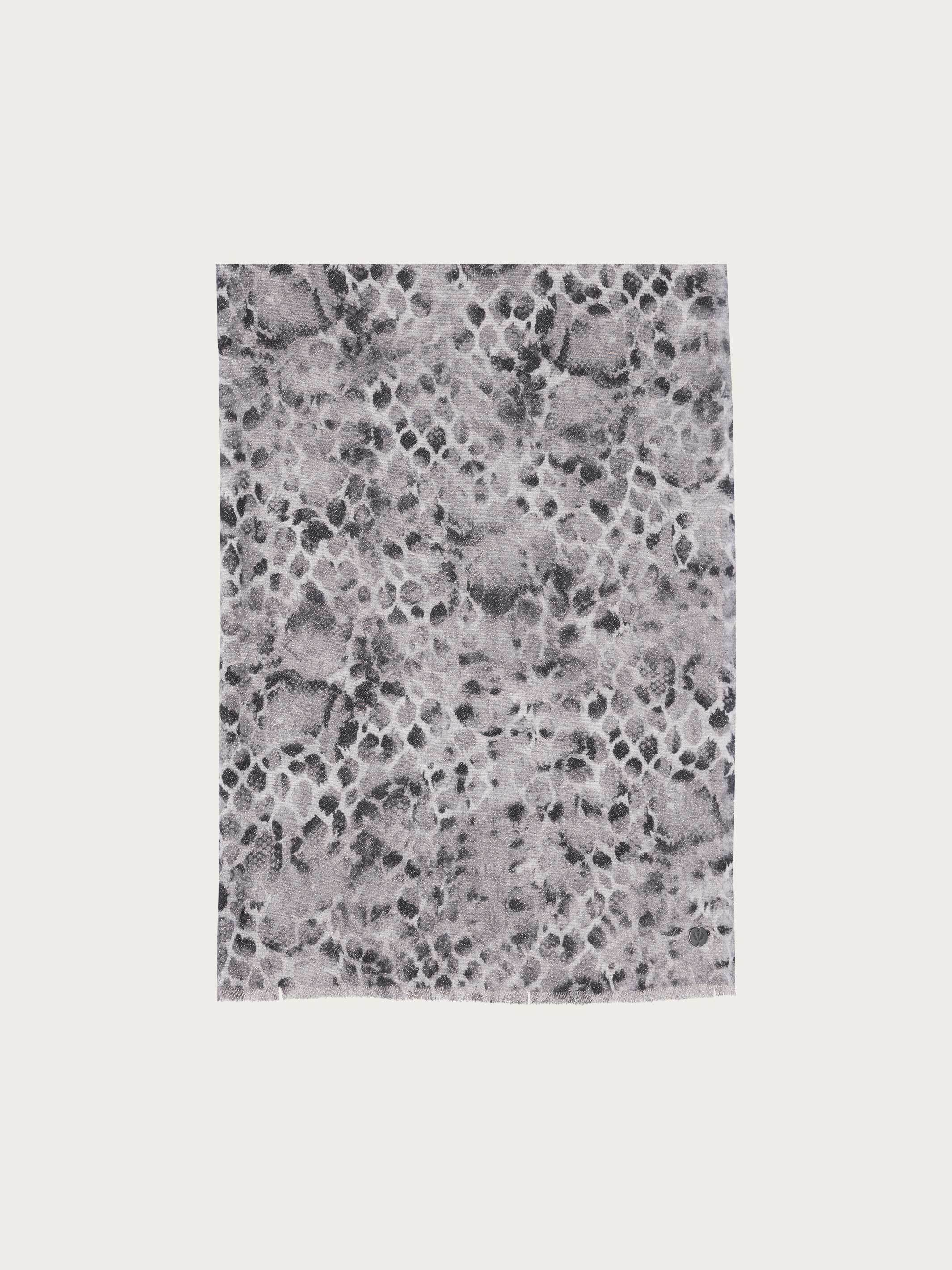 fraas-doubleface-stola-mit-schlangenhaut-design-und-glitzer-70-x-182-cm image 3