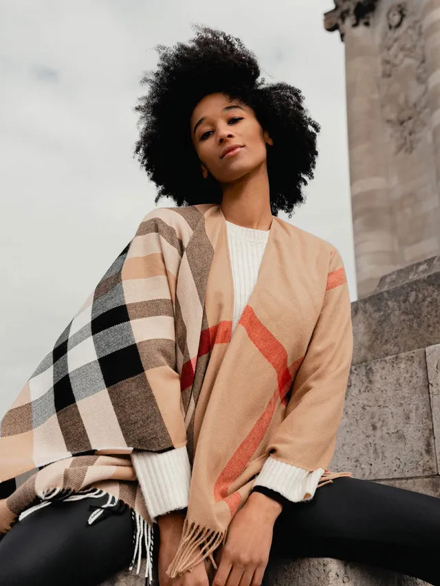 fraas-plaid-poncho-ruana-aus-polyacryl-130-x-150-cm image 1