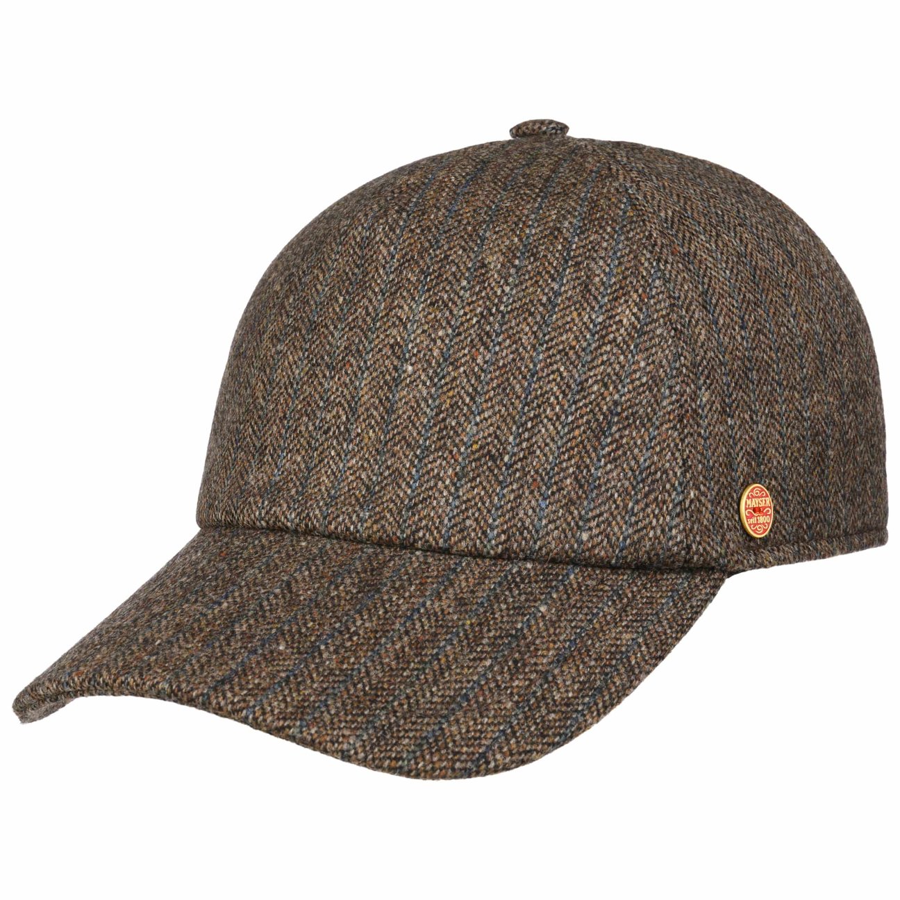 mayser-brit-chic-morgan-merino-cap-fischgr-t-baseballcap-mit-strapback image 3