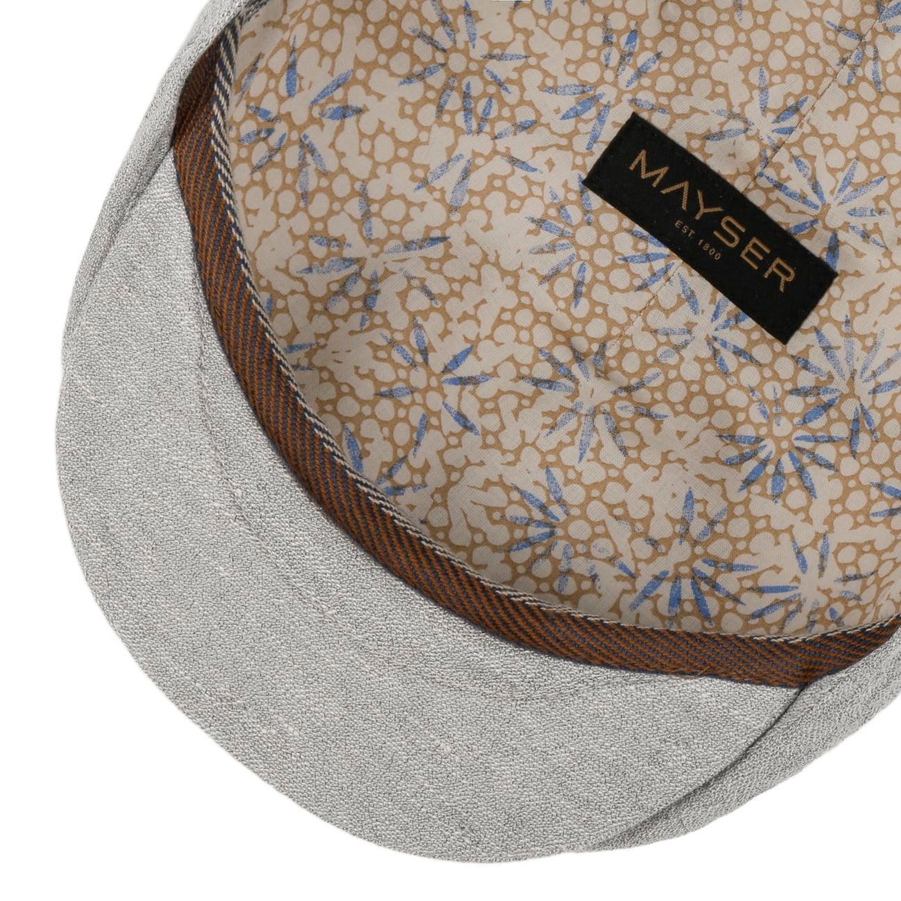 mayser-wallace-leinen-flatcap-meliert-mit-futter image 8
